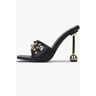 Photo of CAPE ROBBIN Glynnis Black Pumps, Black Studded, Size 8