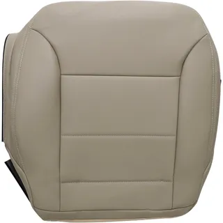 Photo of Vigoraze Driver Bottom Leather Replacement Seat Cover Tan Compatible-Tan