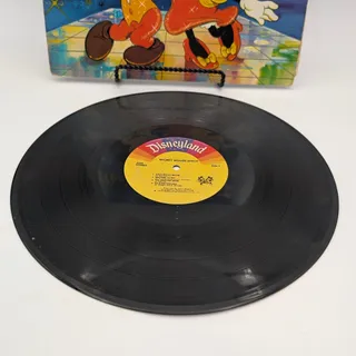 Photo of Walt Disney Productions Mickey Mouse Disco LP Vinyl Record 2504 Disneyland 1979