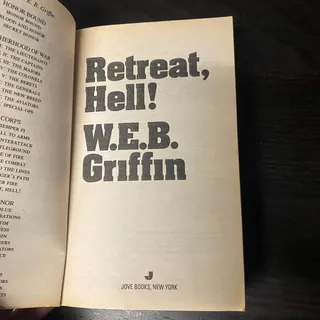 Photo of Retreat, Hell! by W. E. B. Griffin (2004, Mass Market)