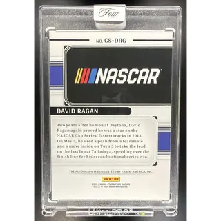 Photo of 2026 Panini Turn Four Racing David Ragan #16 Center Stage Signatures /99 Auto