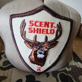 Photo of Scent Shield Trucker Hat Adjustable Snapback Camo Tan Brown Deer Hunter NOS