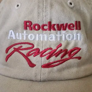 Photo of Joe Gibbs Racing Hat K-Products Rockwell Automation Men's Adjustable Khaki