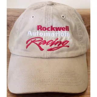 Photo of Joe Gibbs Racing Hat K-Products Rockwell Automation Men's Adjustable Khaki