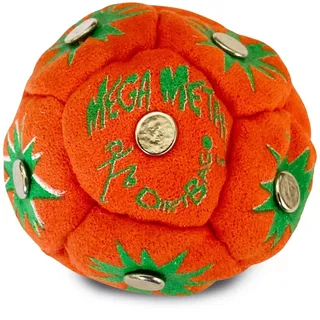 Photo of 🔥World Footbag DirtBag Mega Metal Hacky Sack ORANGE/GREEN BNWT🔥