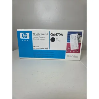 Photo of HP LaserJet 501A Black Pinter Ink Cartridge Q6470A CP3505, 3600, 3800
