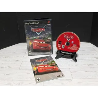 Photo of Cars Black Label PS2 THQ Disney Pixar Racing Driving Video Game With Manual