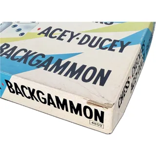 Photo of Vintage 1958 Milton Bradley Chess Checkers Backgammon Game Set 4802 | 4 in 1 Board Game | Retro Gift for Dad | Made in USA