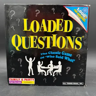 Photo of Loaded Questions Classic Game of Who Said What 4-6 Players Board Game