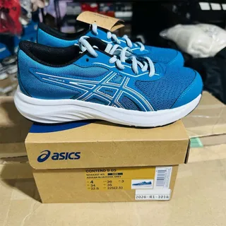 Photo of ASICS Contend 9 GS 'Aegean Blue/Cool Grey' 1014A337-411 | Youth 4 | NIB