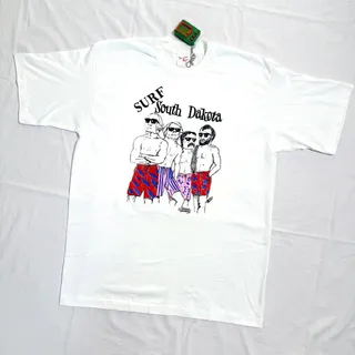 Photo of Vintage 80's Surf Presidents Rushmore South Dakota Graphic T-Shirt - L