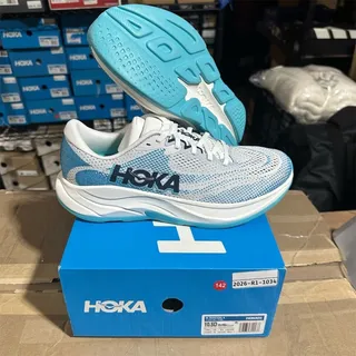Photo of HOKA Rincon 4 'Frost/Skyward Blue' Sneakers 1155130-FSK | Mens 10.5 D | NIB