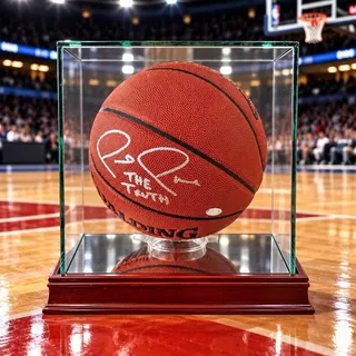 Photo of Paul Pierce Signed Spalding NBA Basketball “The Truth” Steiner COA Display Case