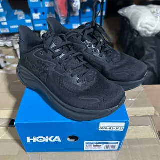 Photo of HOKA Clifton 10 'Black/Black' Running Sneakers 1162031-BBLC | Womens 7.5 B | EUC
