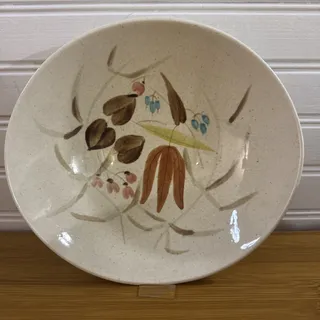 Photo of Vintage Red Wing Pottery Hand Painted - Random Harvest - Soup Bowl 7 3/4”