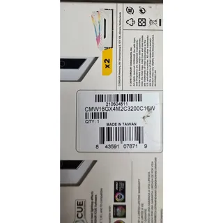 Photo of Corsair Vengeance RGB Pro 16GB 2x8GB DDR4 3200 White CMW16GX4M2C3200C16W
