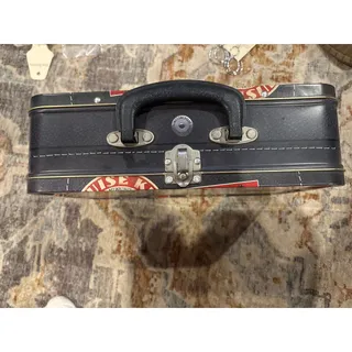 Photo of Vintage Harley Davidson Metal Lunch Box Travel Sticker Design Tin Case Collectible USA