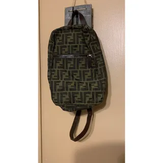 Photo of Fendi Mini Backpack Iconic FF Canvas
