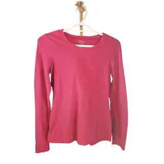 Photo of Old Navy Pink Long Sleeve T-Shirt Size Small