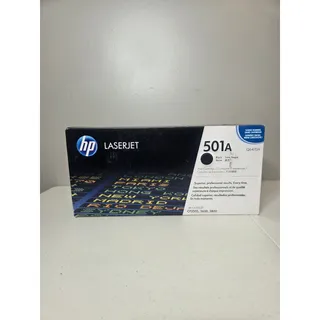 Photo of Laserjet Q6470A Black Print Ink Cartridge 501A CP 3505, 3600, 3800 New in Box