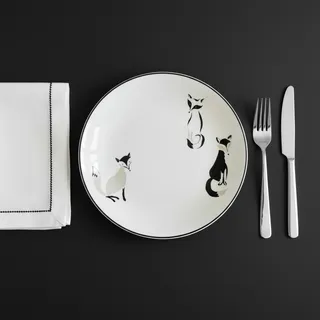 Photo of Kate Spade Lenox Wickford Forest Drive Fox-Accent Plate-Porcelain-China-Woodland