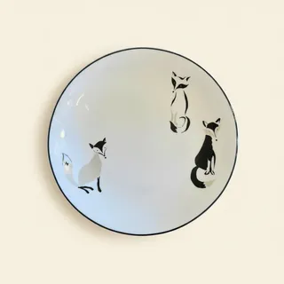 Photo of Kate Spade Lenox Wickford Forest Drive Fox-Accent Plate-Porcelain-China-Woodland
