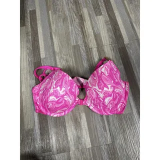 Photo of PINK Victoria's Secret Bra Womens 36B Pink Tie Dye T-Shirt Lined Underwire