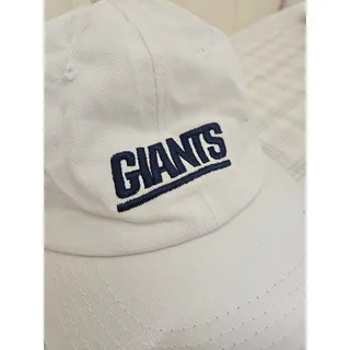 Photo of White Embroidered NY Giants Adjustable Baseball Cap Hat, OSFM NWOT