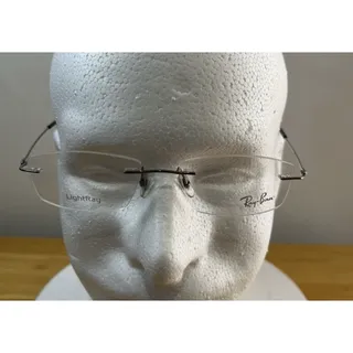 Photo of Glasses Ray Ban Light Ray Metallic Rimless Frames New