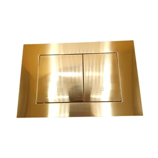 Photo of Swiss Madison Push Button Actuator Flush Wall Mount Brushed Brass SM-WC002Z