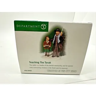 Photo of Dept 56 TEACHING THE TORAH Christmas in the City Accessory 59403