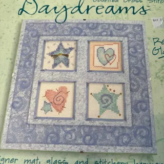 Photo of Wishful Hearts Vintage Counted Cross Stitch Kit by Daydreams Dimensions - 1999