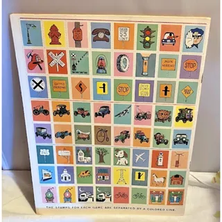 Photo of 1959 The FORD Game And Travel Book With 128 Stamps In Full Color UNUSED Galaxie