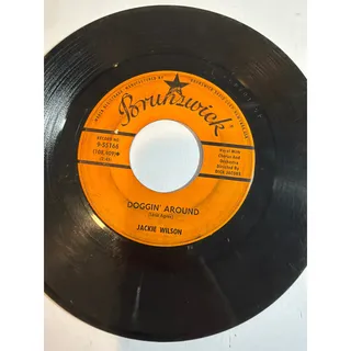 Photo of Jackie Wilson 45 Night / Doggin' Around Brunswick 9-55166