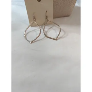 Photo of Gold and rhinestone earrings