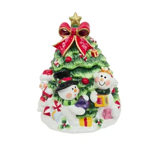 Photo of Fitz & Floyd Jamboree Christmas Cookie Jar Ceramic