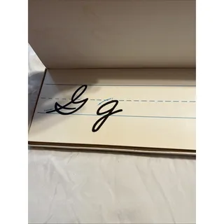 Photo of VINTAGE MILTON BRADLEY LEARN-TO-WRITE CURSIVE LETTERS COMPLETE BOX 1967