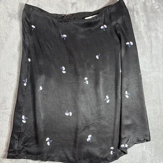 Photo of Y2K CottageCore Kookai skirt, brocade satin skirt, Womens size 36(2-4)