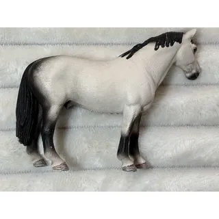 Photo of Schleich White Black Hanoverian Stallion Horse Figure 2008 D-735271`