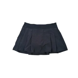 Photo of Lululemon Pace Rival Skort Size 10 Black Tennis Running Pleated Built In Shorts