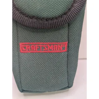 Photo of Craftsman Green Tool Belt Pouch Metal Clip 5.5in