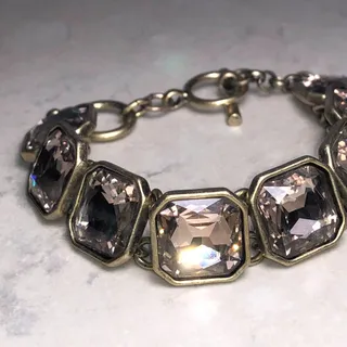 Photo of CHLOE + ISABEL Retro Glam Square-Cut Crystal Bracelet - B179PI