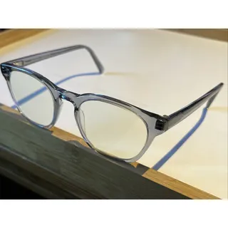 Photo of WARBY PARKER Felix 371 Eyeglass Sunglass Frames Translucent Gray 49-19-145