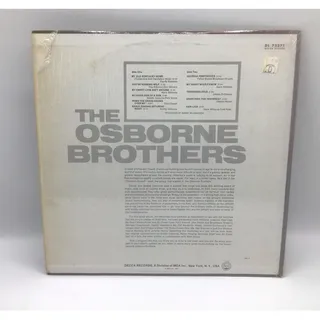 Photo of Osborne Brothers Self Titled Vinyl LP Decca DL 75271 Bluegrass In Shrink 1971