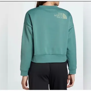 Photo of The North Face Women's Horizon Performance Fleece Crew Sweatshirt green size XL