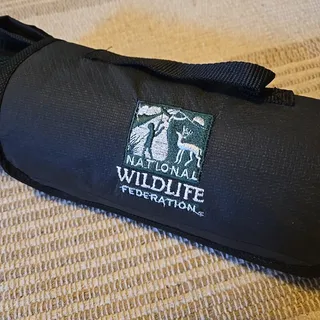 Photo of National Wildlife Federation Green Plaid Picnic Beach Travel Blanket 40" x 30"
