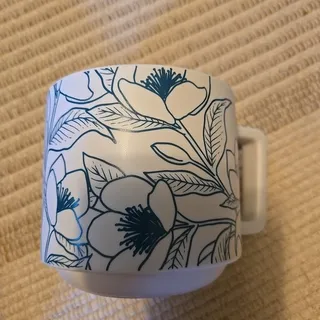 Photo of Starbucks 2019 Spring Floral Magnolia Flowers Coffee Mug Cup Pink Interior 14oz
