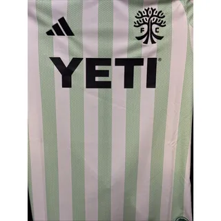 Photo of Adidas Austin FC 2024 White Jersey Youth Medium White Green Yeti MLS JL8508