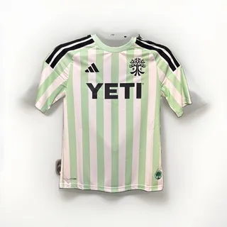 Photo of Adidas Austin FC 2024 White Jersey Youth Medium White Green Yeti MLS JL8508