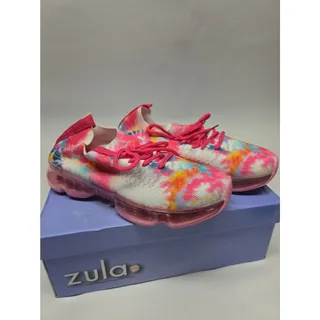 Photo of Zula Brand Tie Dye Womans Shoes Size 5 New In Box Never Worn Elastic